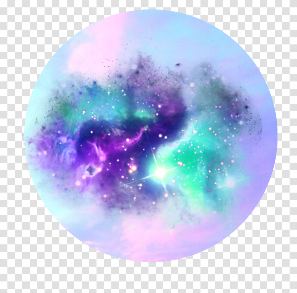 Galaxy, Sphere, Moon, Outer Space, Night Transparent Png