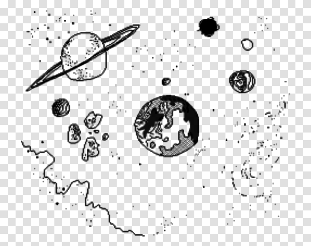 Galaxy Tumblr Aesthetic Planets, Gray, World Of Warcraft Transparent Png