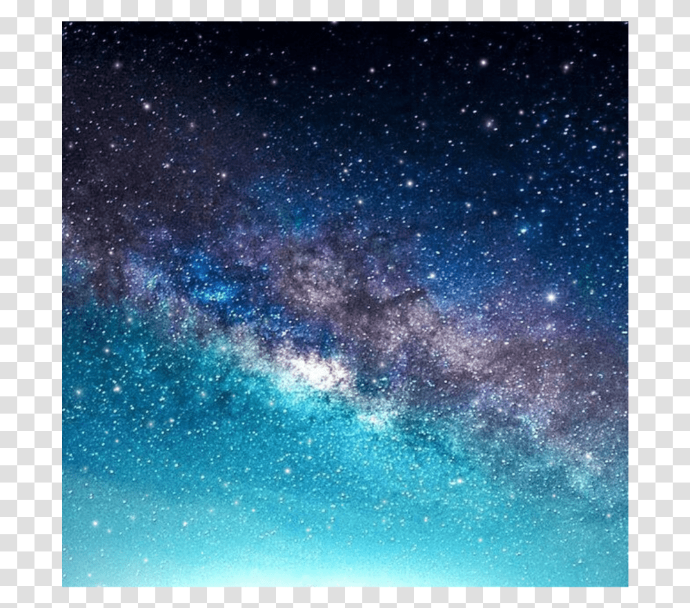 Galaxy Tumblr Lights Star Universe Blue Milky Way, Nature, Outdoors, Nebula, Outer Space Transparent Png