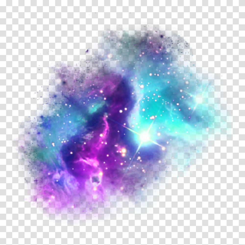 Galaxy Tumblr Stars Planet Explotion Colors Blue Galaxy Transparent Png