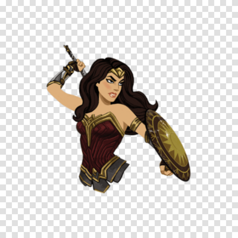 Galgadot Wonderwoman Illustration, Person, Costume, Leisure Activities Transparent Png