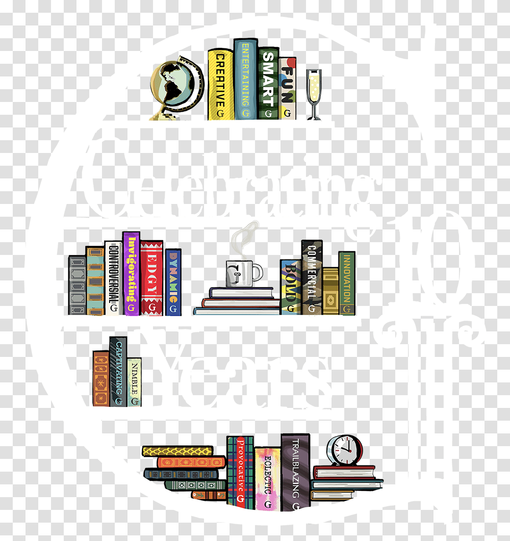 Gallery Books Bookcase, Advertisement, Poster, Flyer, Paper Transparent Png
