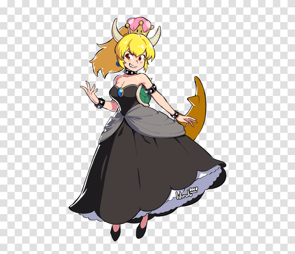 Gallery Bowsette Is Now A Thing Thanks To A Near Endless Supply, Manga, Comics, Book, Person Transparent Png