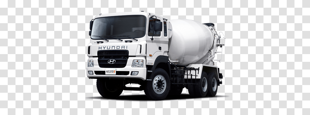Gallery Concrete Mixer Truk Hondai, Truck, Vehicle, Transportation, Van Transparent Png