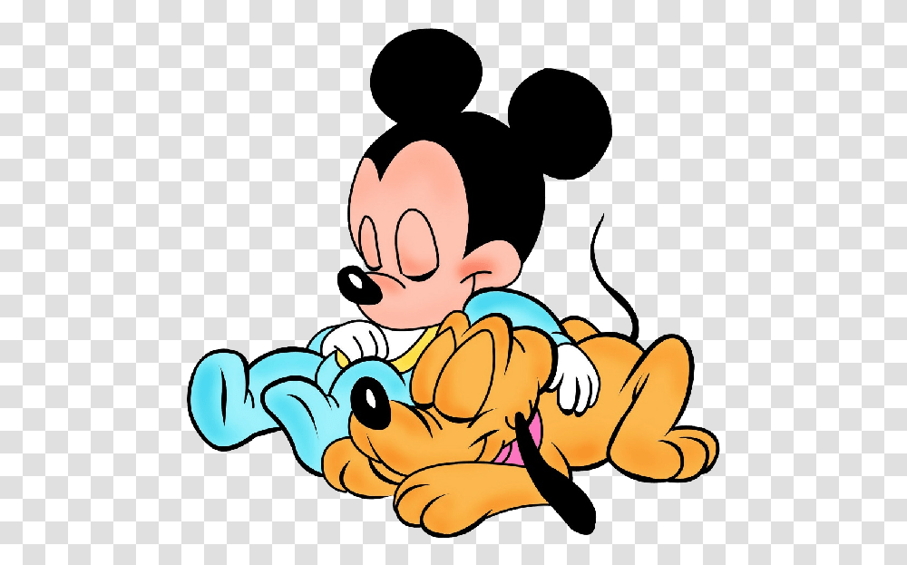 Gallery For Mickey Mouse Sleeping Clip Art Mickey Mouse Pluto Baby, Cushion, Pillow, Outdoors, Kneeling Transparent Png