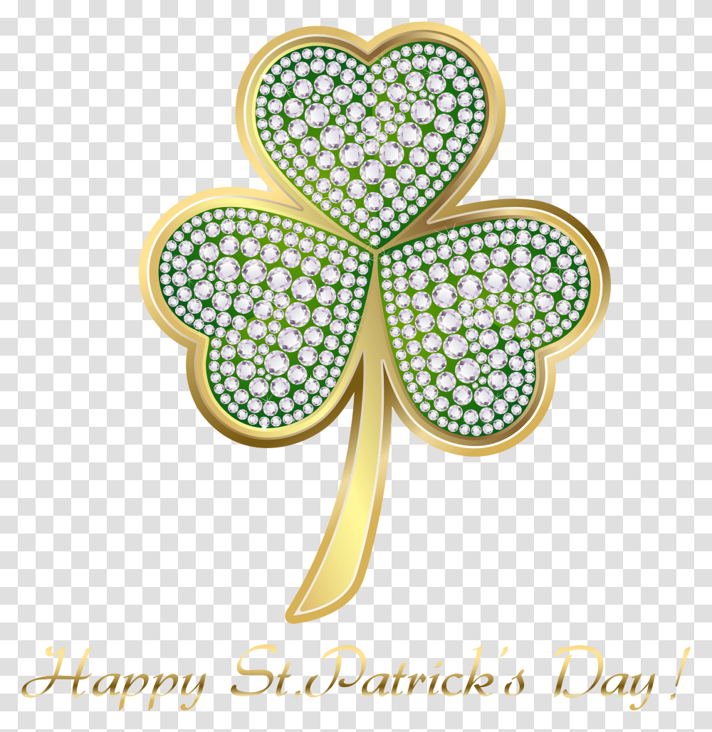 Gallery Free Clipart Picture St Patrick St Patricks Gold Shamrock Transparent Png