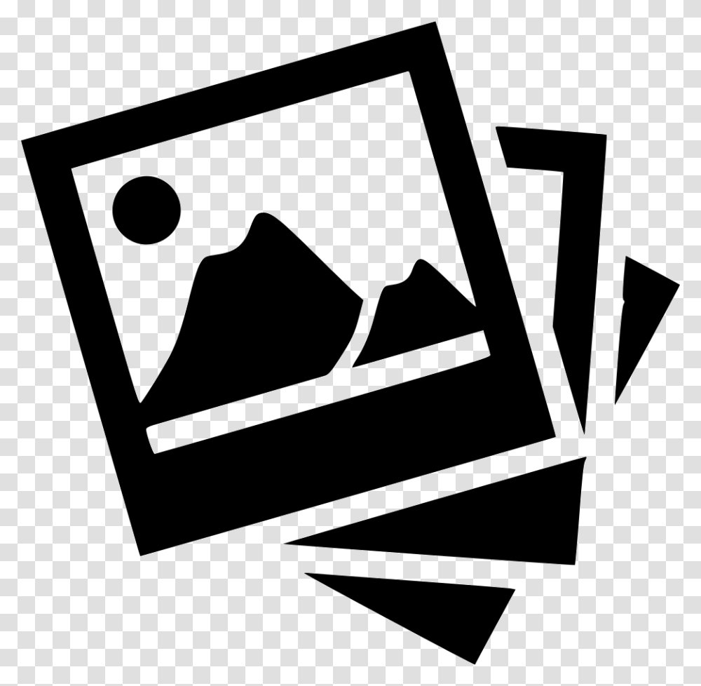 Gallery Icon Photographer, Triangle, Stencil, Recycling Symbol Transparent Png