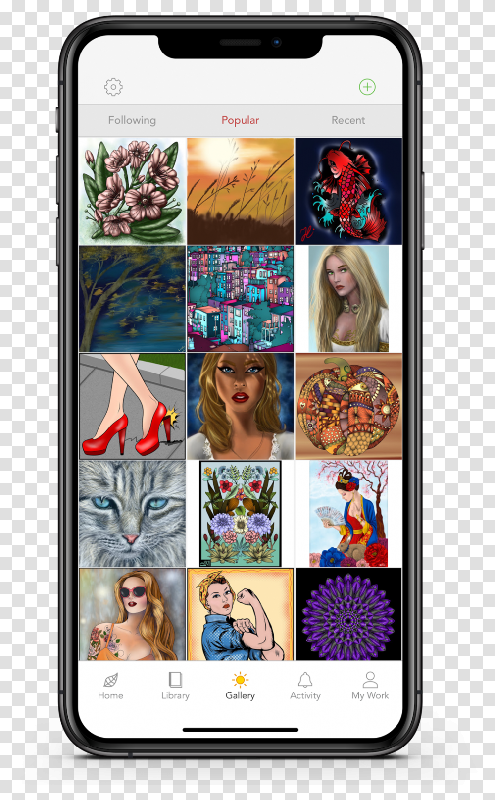 Galleryscreen Iphone, Collage, Poster, Advertisement, Person Transparent Png