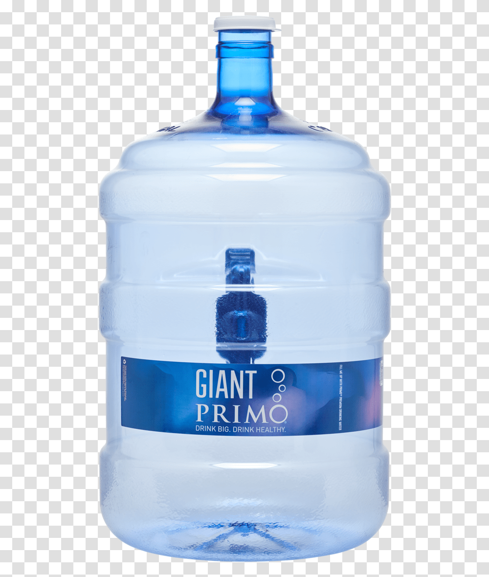Gallon Empty Refillable Water Jug Botella De Agua Primo, Bottle, Milk, Beverage, Drink Transparent Png