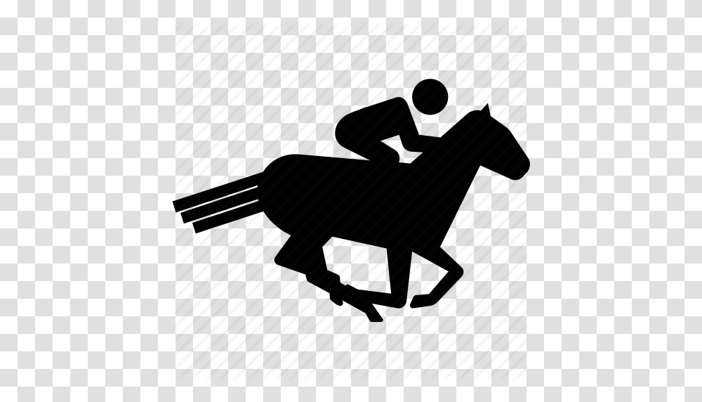 Gallop Horse Jockey Race Rider Riding Icon, Piano, Hockey, Team Sport, Cricket Transparent Png