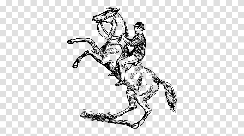 Galloping Horse Outline Vector Clip Art, Gray, World Of Warcraft Transparent Png