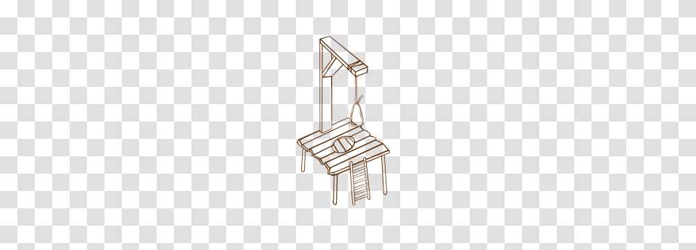 Gallows Clipart, Wood, Chair, Furniture, Stand Transparent Png