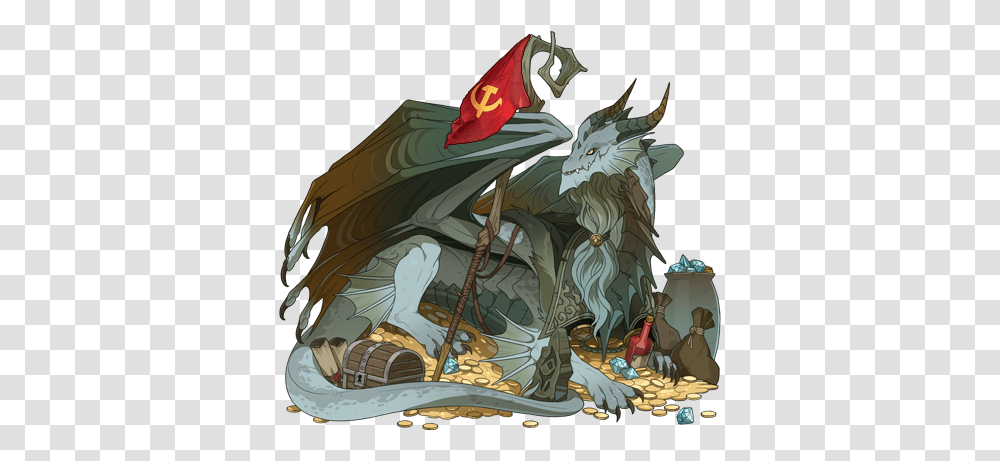 Galore Is The Communism Dragon Flight Rising Discussion Guardian Dragon Flight Rising, Statue, Sculpture, Art, Ornament Transparent Png