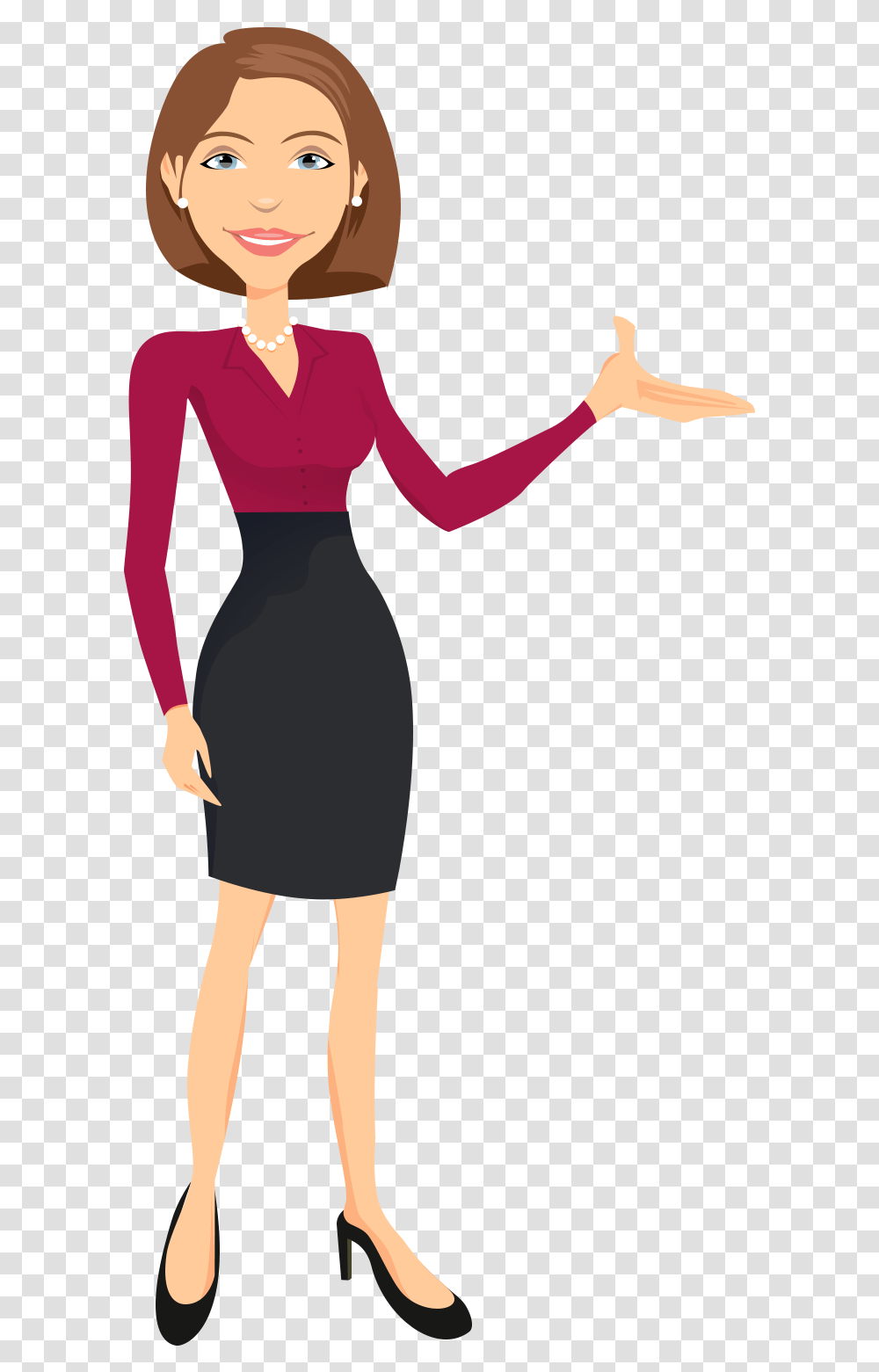 Gals Animated Woman, Sleeve, Clothing, Long Sleeve, Dress Transparent Png