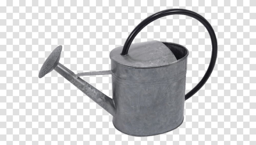 Galvanised Watering Can Black Watering Can Clipart, Tin, Sink Faucet Transparent Png