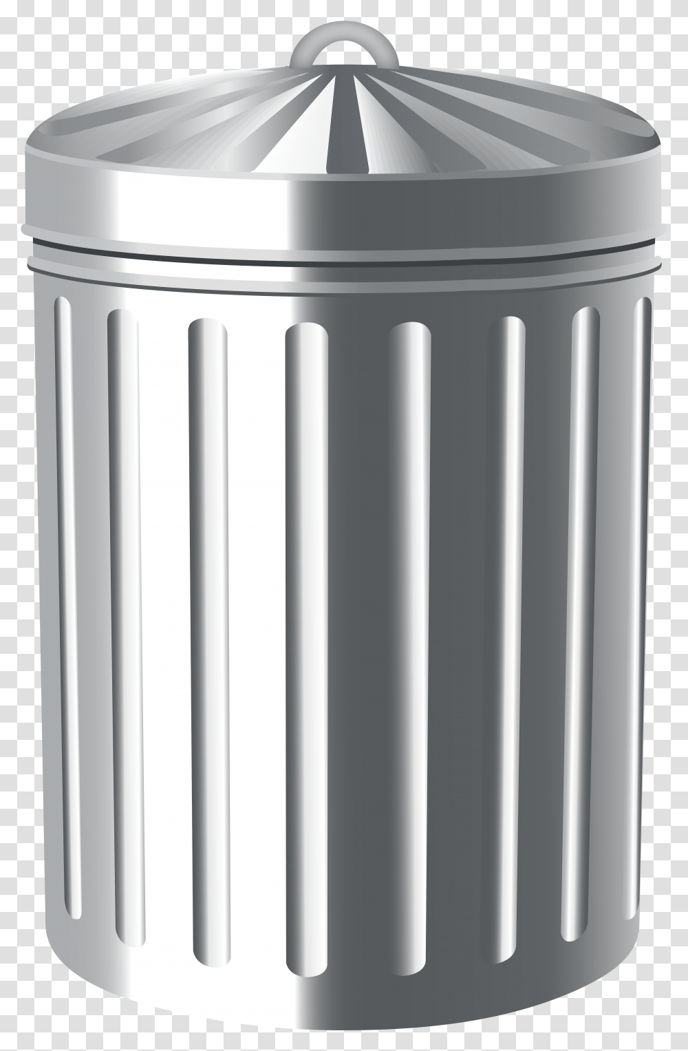Galvanized Steel Trash Can Clipart Lid, Tin, Mixer, Appliance, Jacket Transparent Png