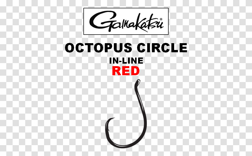 Gamakatsu Hooks Octopus Inline Circle Red Gamakatsu Hooks, Text Transparent Png