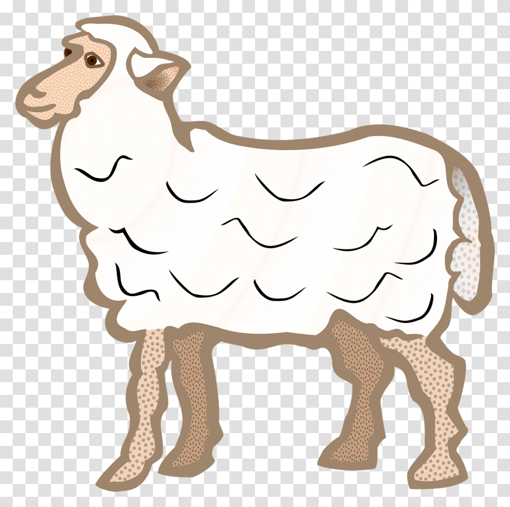 Gambar Animasi Domba Yesus, Animal, Mammal, Goat Transparent Png