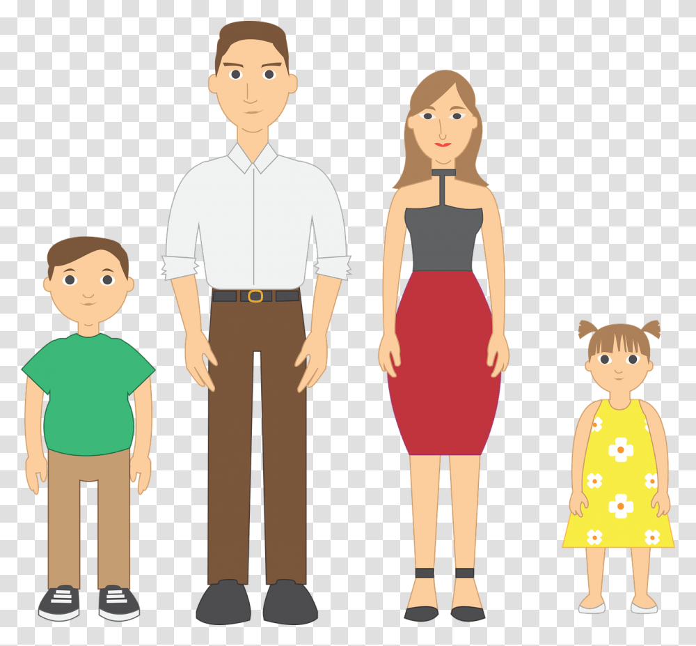 Gambar Ayah Ibu Dan Anak, Person, Human, People, Family Transparent Png