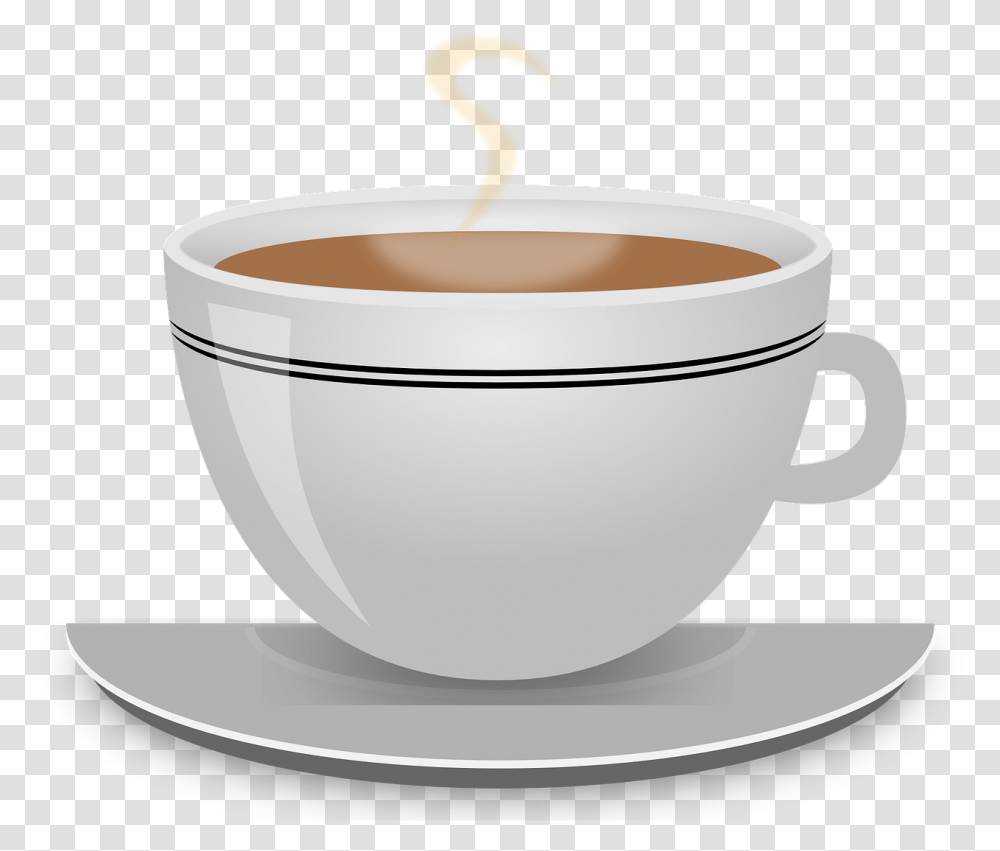 Gambar Secangkir Kopi Transparan, Coffee Cup, Pottery, Saucer, Beverage Transparent Png