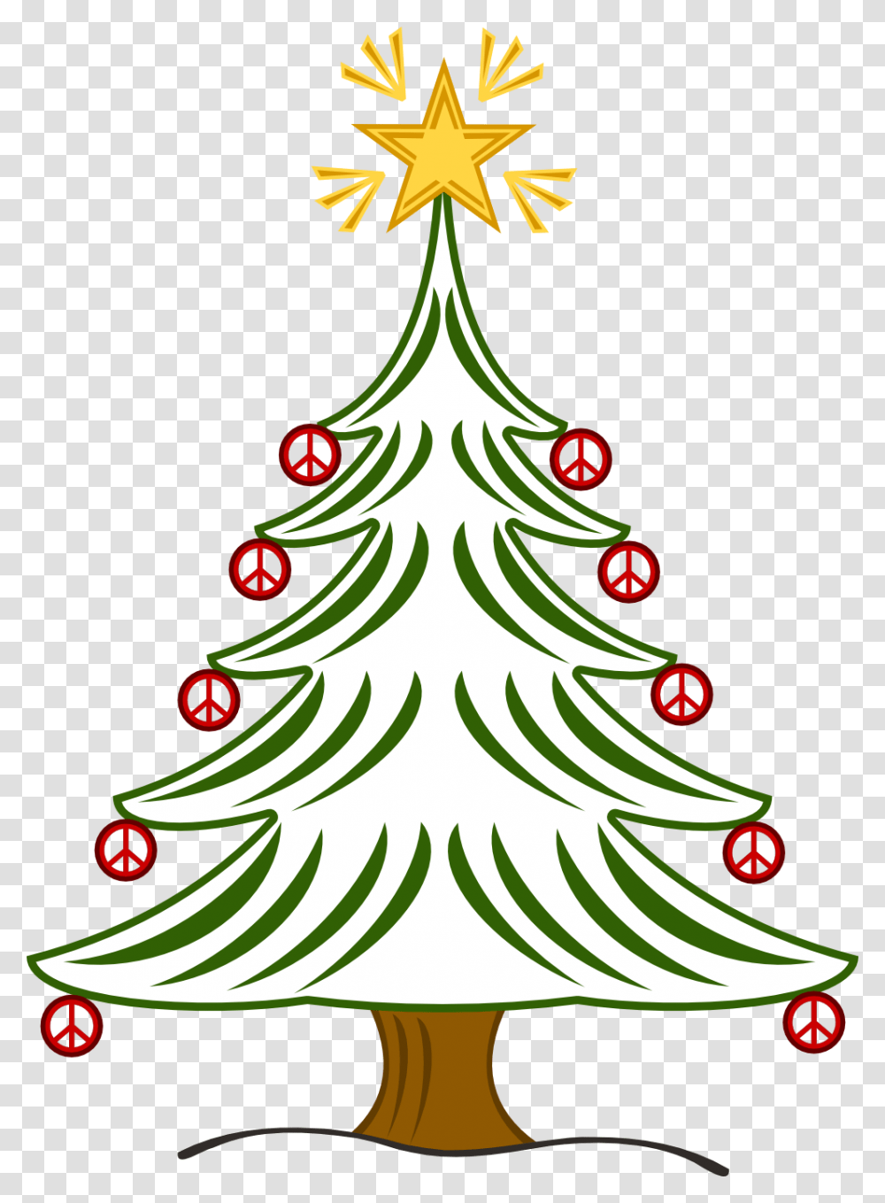 Gambar Sketsa Pohon Natal, Ornament, Tree, Plant, Christmas Tree Transparent Png