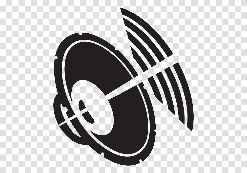 Gambar Speaker Vector, Stencil, Logo, Trademark Transparent Png