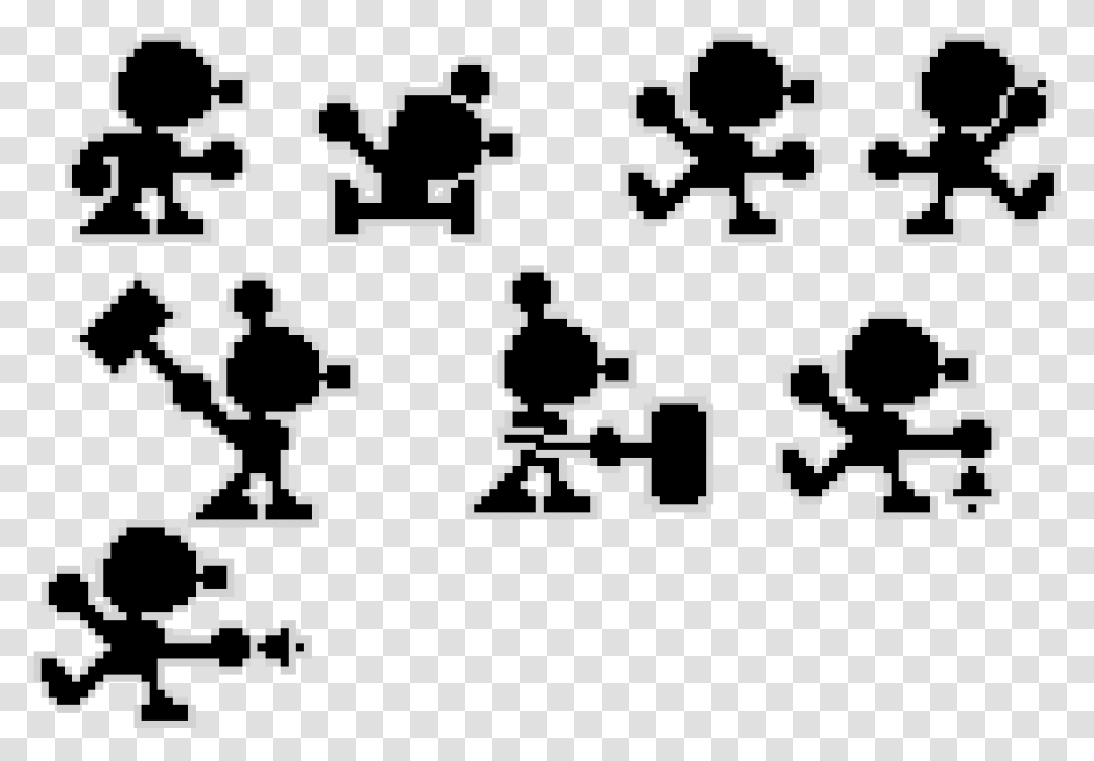 Game And Watch Sprite, Number, Alphabet Transparent Png