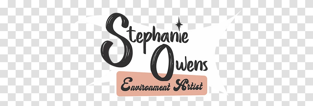 Game Art Stephanie Owens Environment Artist Language, Text, Label, Alphabet, Handwriting Transparent Png