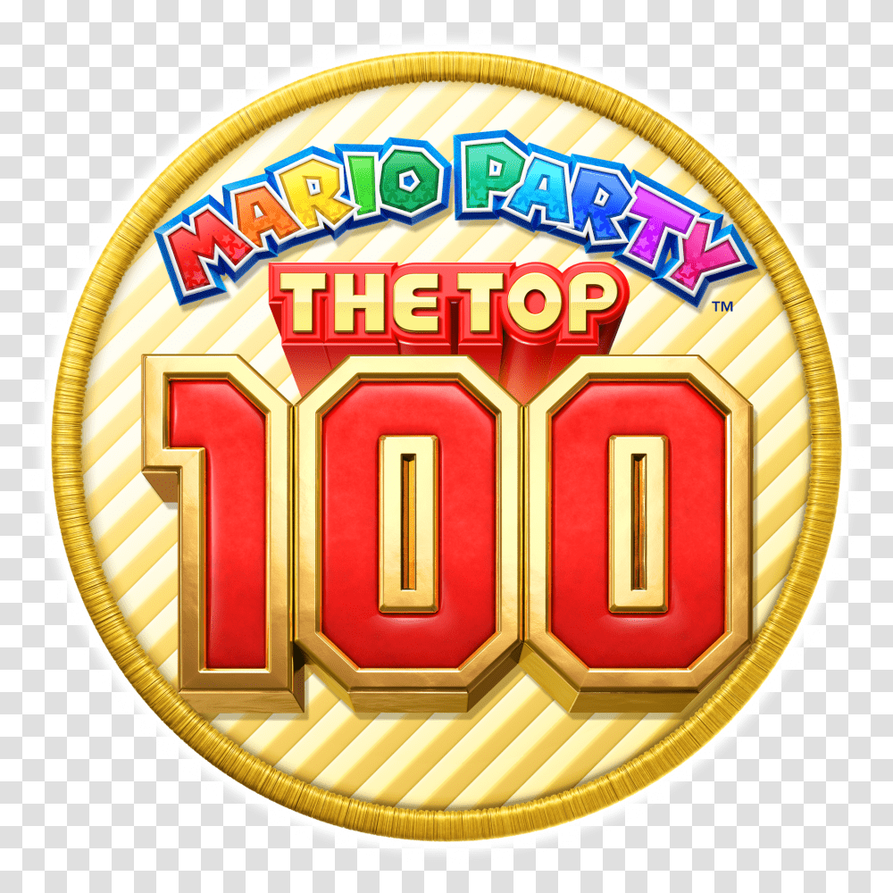 Game Articles Could Mario Party The Top 100 Be A Mario Party 100 Logo, Leisure Activities, Symbol, Trademark, Text Transparent Png