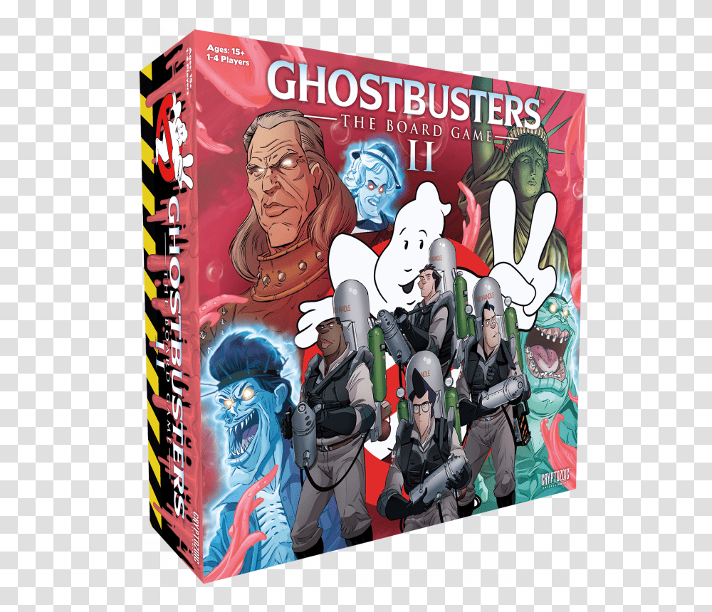 Game Box 3d Ghostbusters The Board Game Ii, Poster, Advertisement, Person, Human Transparent Png