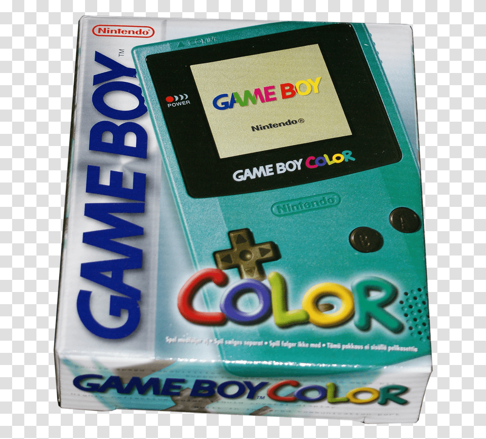 Game Boy Color In Original Box, Electronics, Computer, Mobile Phone, Cell Phone Transparent Png