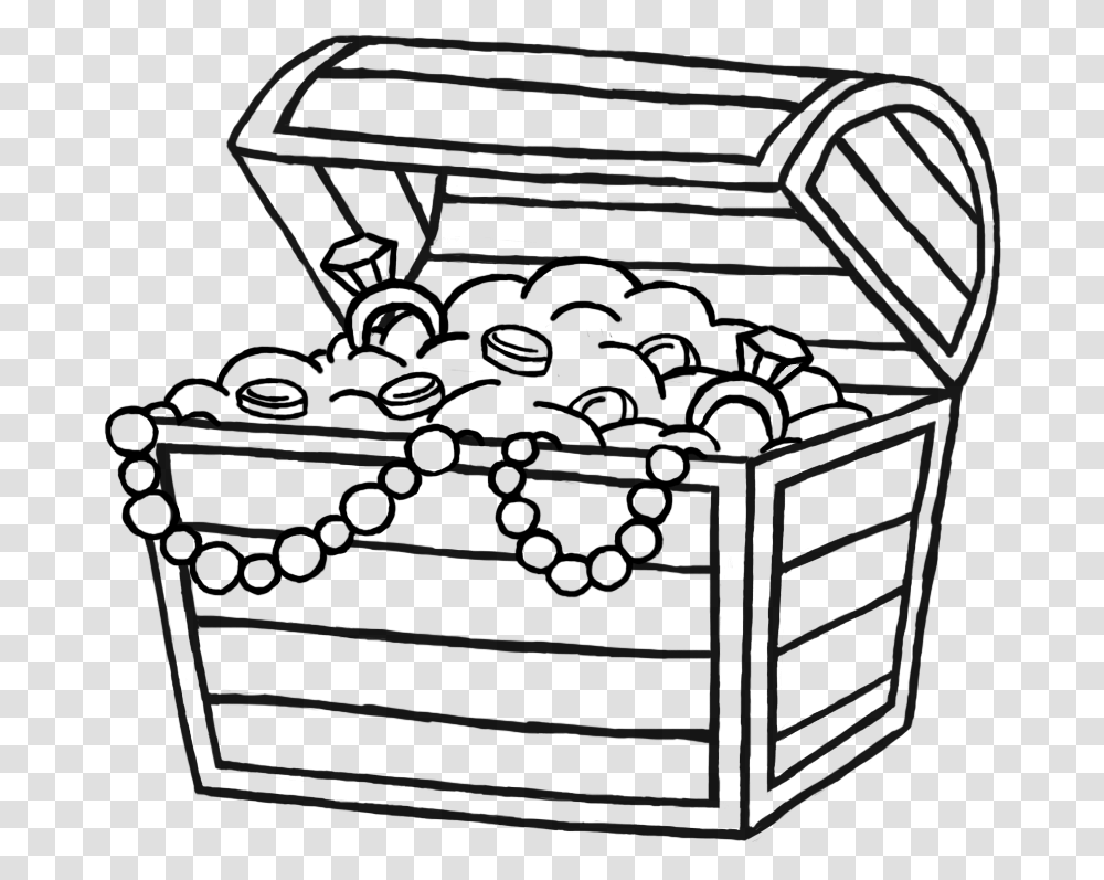 Game Chest Clipart Outline Treasure Chest, Gray, World Of Warcraft Transparent Png