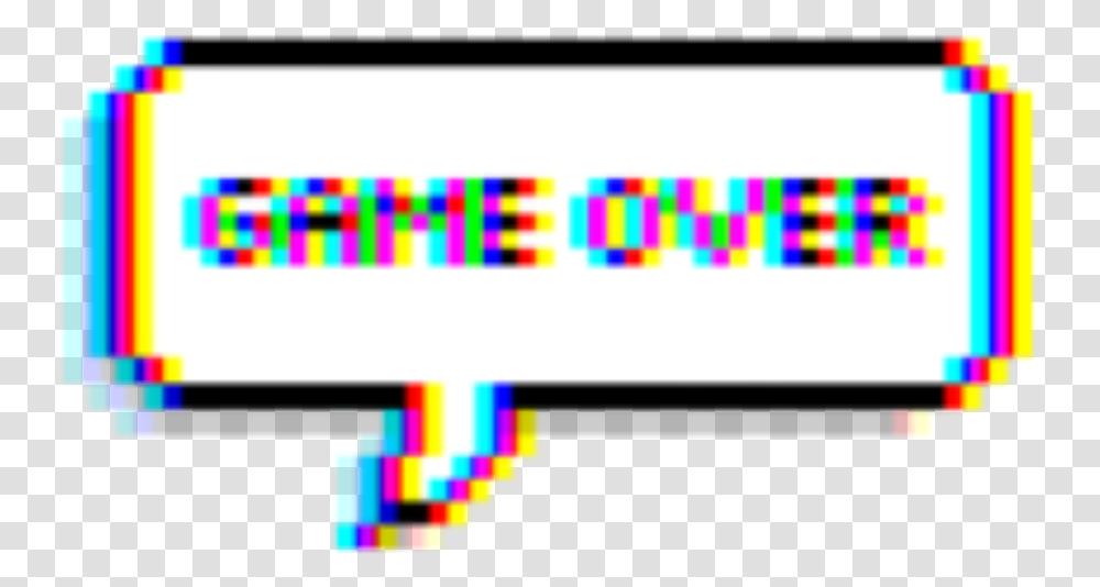 Game Gameover Glitch Tumblr Balloon Text Sad Aesthetic Stickers Transparent Png