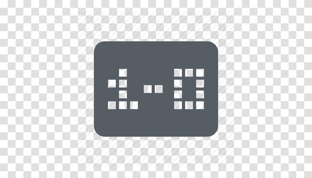 Game Goal Scoreboard Sport Icon, Clock, Business Card, Paper Transparent Png