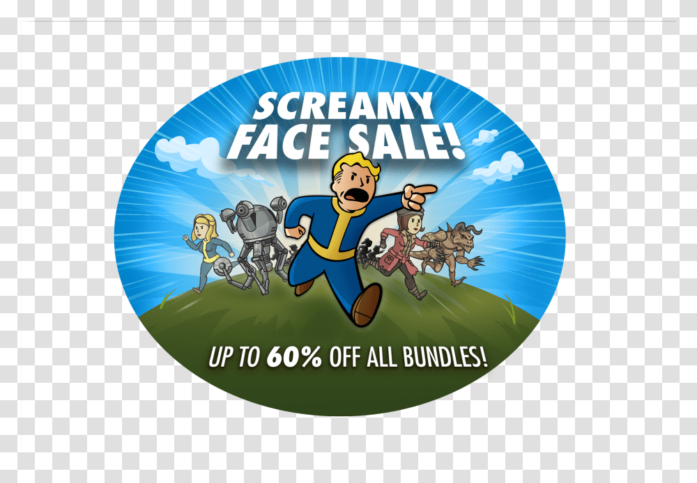 Game Icons With Faces Screaming Fallout Shelter Screaming, Disk, Dvd, Label, Text Transparent Png