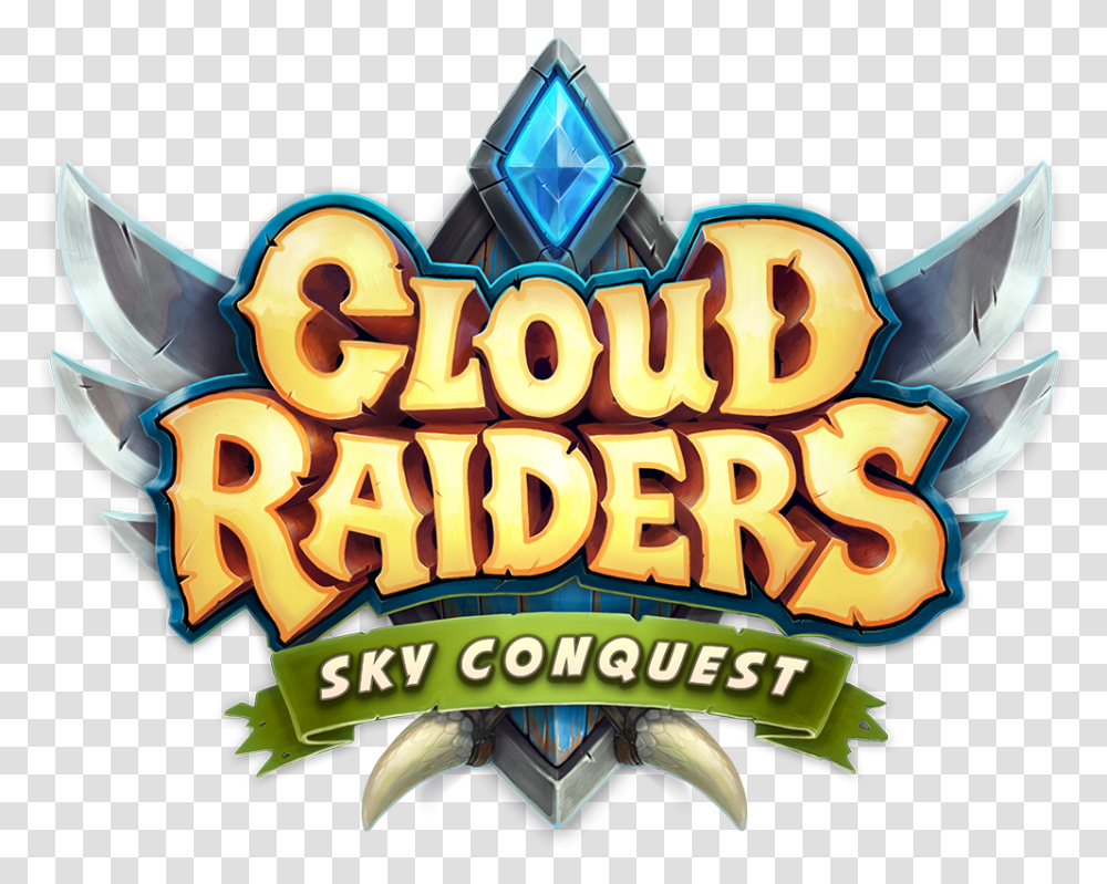 Game Logo Design Cloud Raiders, Slot, Gambling, Text, Leisure Activities Transparent Png