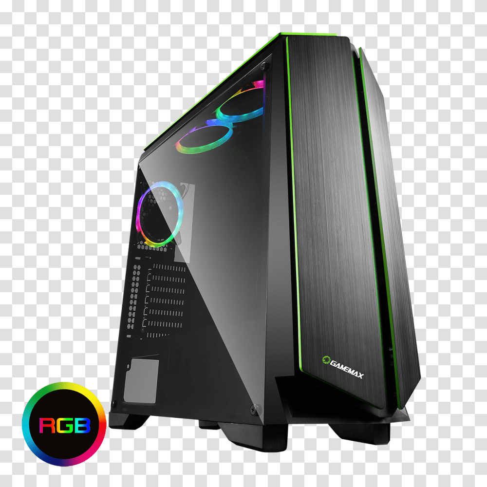 Game Max Zircon Rgb Gaming Pc Case With Window Spot On Computer, Electronics, Hardware, Computer Hardware, Desktop Transparent Png