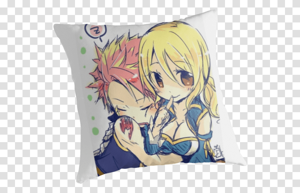 Game Natsu And Lucy Pocky, Pillow, Cushion, Tattoo, Person Transparent Png