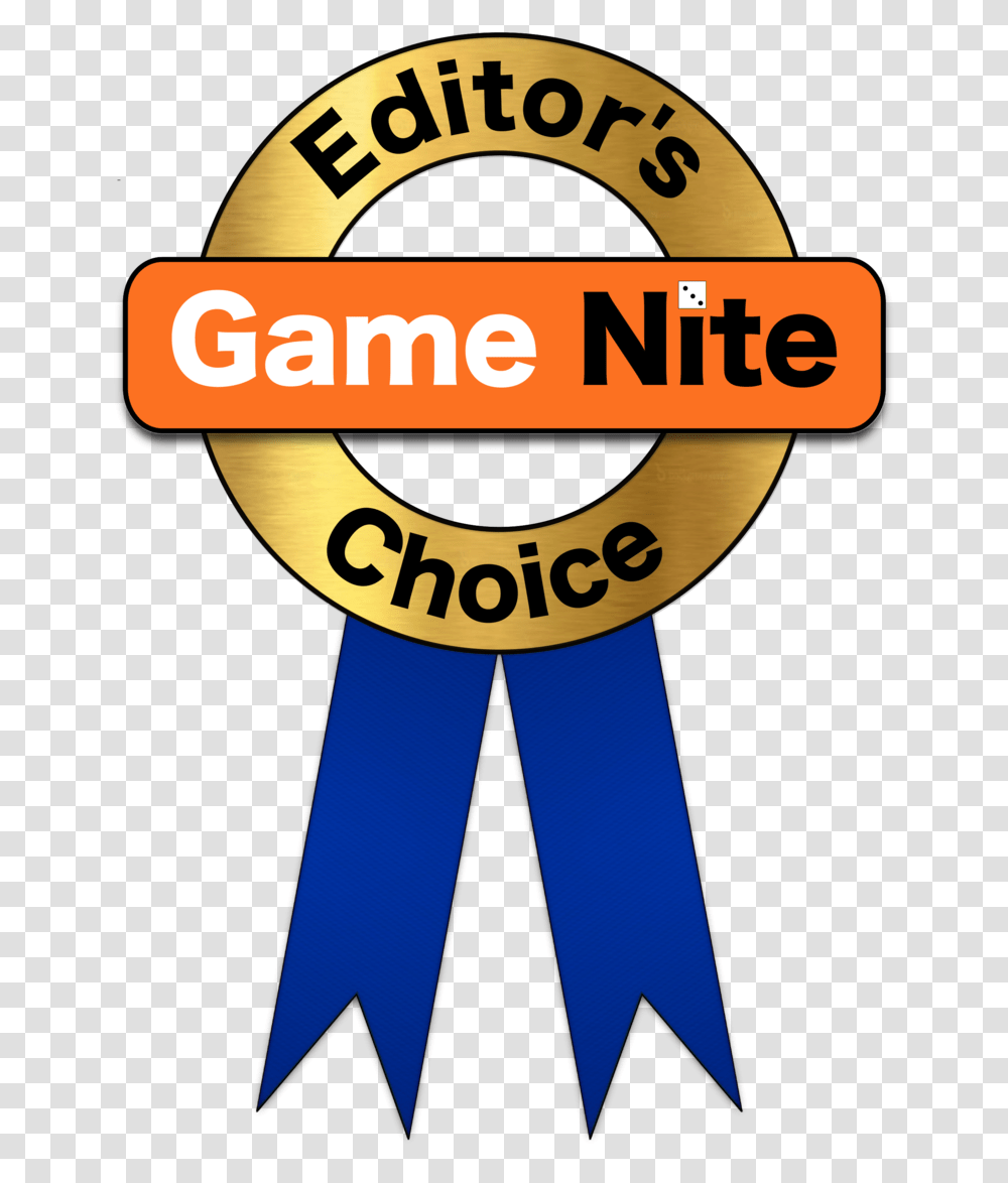 Game Nite Editor's Choice Award Label, Logo, Gold Transparent Png