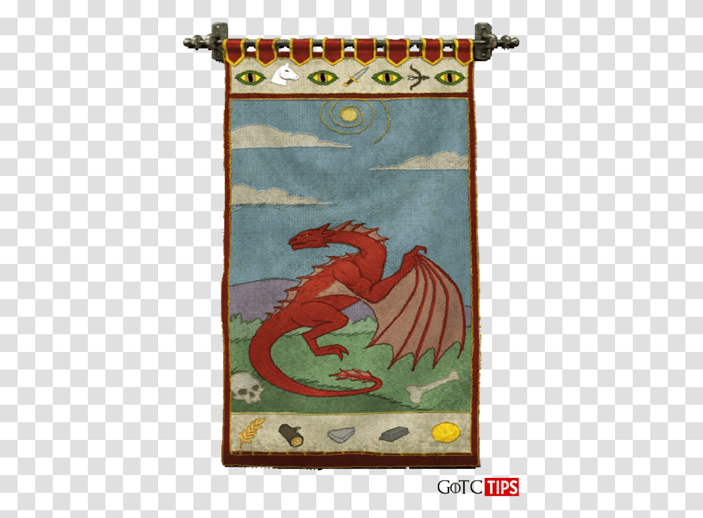 Game Of Throne Conquest Dragon Graphics Tapestry Game Of Thrones Conquest Dragon Art, Rug Transparent Png