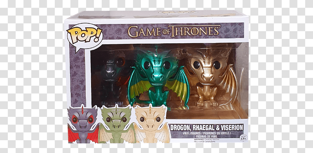 Game Of Thrones 3 Pack Dragons, Advertisement, Poster, Crowd, Gambling Transparent Png