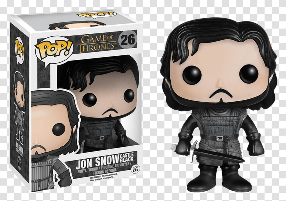 Game Of Thrones Castle Black Jon Snow Funko Pop, Person, People Transparent Png