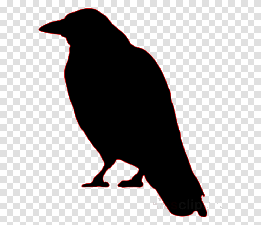 Game Of Thrones Crow Silhouette Clipart Bird Clip Free Red Crow Silhouette, Animal, Blackbird, Agelaius Transparent Png