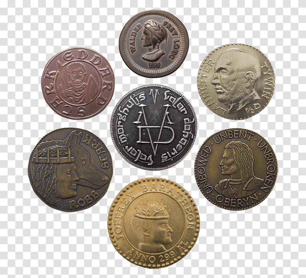Game Of Thrones Dead Men Coins Game Of Thrones Coins, Money, Nickel, Clock Tower, Architecture Transparent Png