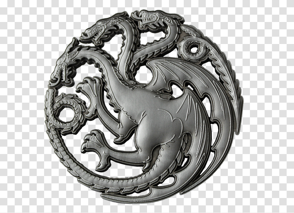 Game Of Thrones Deluxe Pin Game Of Thrones Dragon Logo, Buckle, Wristwatch, Clock Tower, Architecture Transparent Png