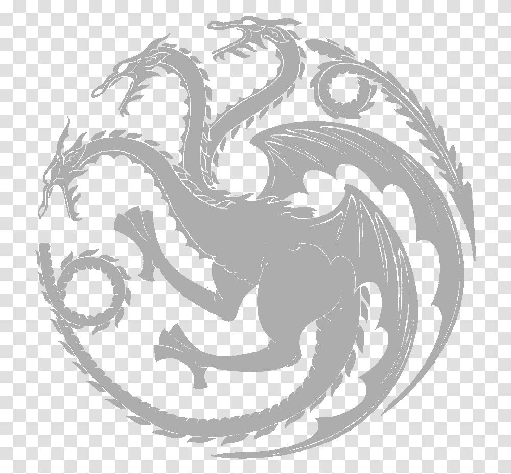 Game Of Thrones Dragon Logo Cartoon Jingfm House Targaryen Logo, Person, Human Transparent Png