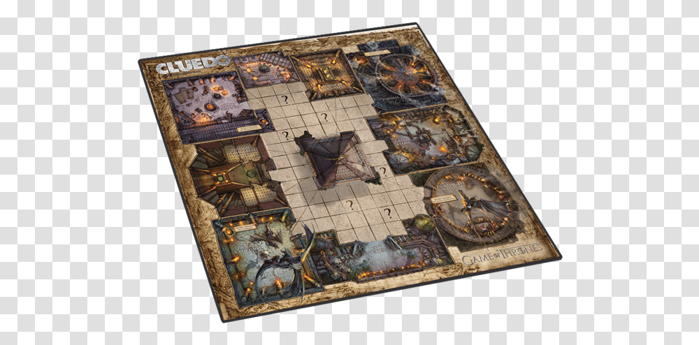 Game Of Thrones Edition Game Of Thrones Cluedo, Clock Tower, Architecture, Building, Rug Transparent Png
