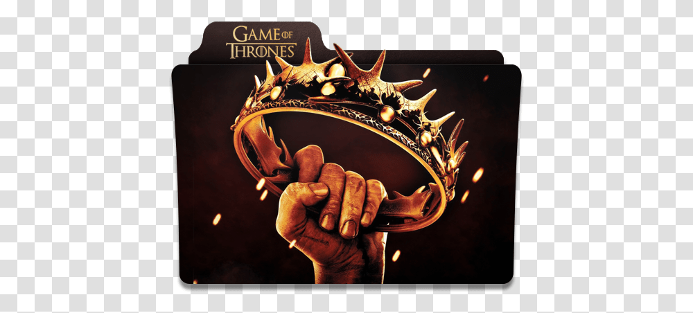 Game Of Thrones Folder Crown Free Game Of Thrones Season 2 Soundtrack, Accessories, Accessory, Jewelry, Hot Dog Transparent Png