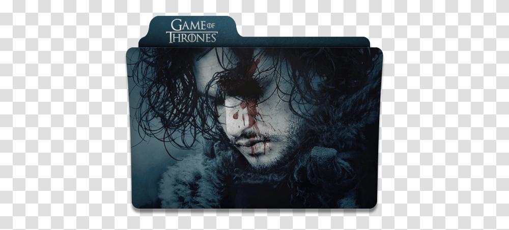 Game Of Thrones Folder Jon Snow Free Game Of Thrones Folder Icon, Text, Person, Outdoors, Nature Transparent Png