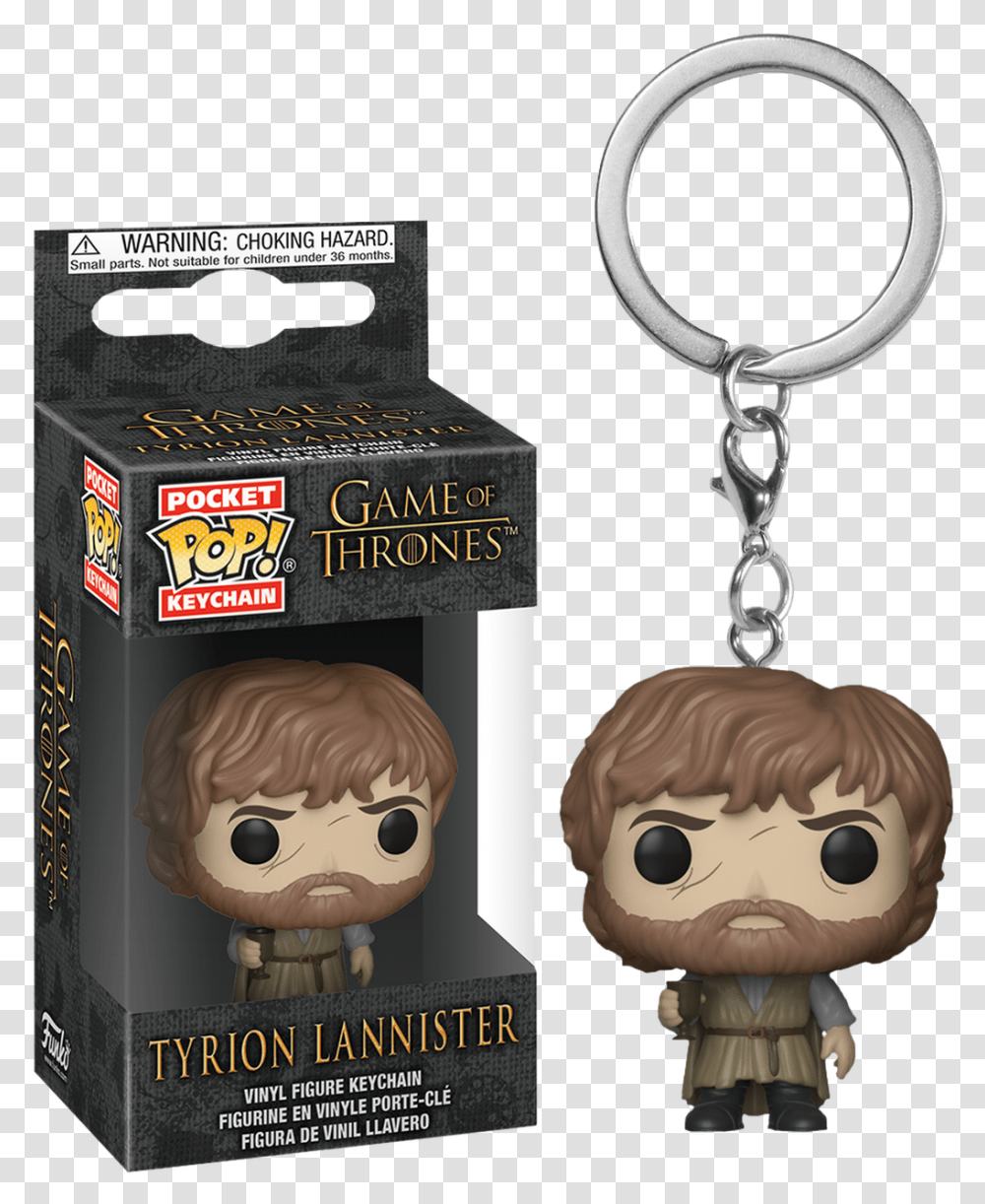 Game Of Thrones Game Of Thrones Funko Keychain Tyrion, Doll, Toy, Pendant Transparent Png